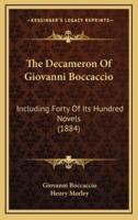 The Decameron of Giovanni Boccaccio