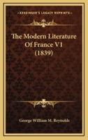 The Modern Literature of France V1 (1839)