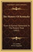 The History Of Kentucky