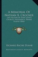A Memorial Of Nathan B. Crocker