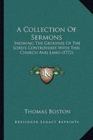 A Collection Of Sermons