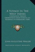 A Voyage In The West Indies