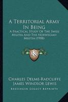 A Territorial Army In Being