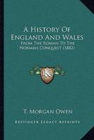 A History Of England And Wales
