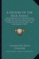 A History Of The Beck Family