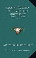 Alumni Record, West Virginia University