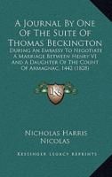 A Journal By One Of The Suite Of Thomas Beckington
