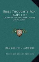 Bible Thoughts For Daily Life