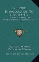A Short Introduction To Geography