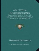 Ad Festum Resurrectionis