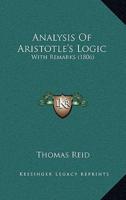 Analysis Of Aristotle's Logic