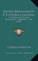Alinda Brunamonti E Vittoria Colonna