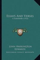 Essays And Verses