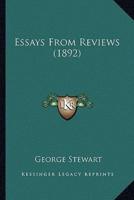 Essays From Reviews (1892)