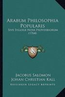 Arabum Philosophia Popularis