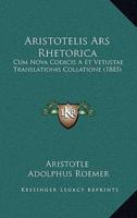 Aristotelis Ars Rhetorica
