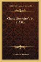 Choix Litteraire V14 (1758)