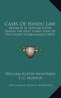 Cases Of Hindu Law