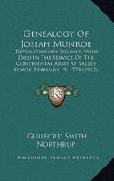 Genealogy Of Josiah Munroe