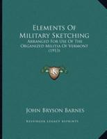 Elements Of Military Sketching
