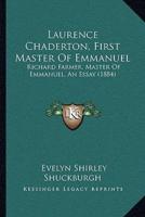 Laurence Chaderton, First Master Of Emmanuel