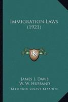 Immigration Laws (1921)