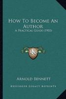 How To Become An Author