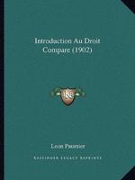 Introduction Au Droit Compare (1902)