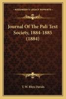 Journal Of The Pali Text Society, 1884-1885 (1884)