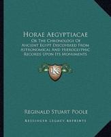 Horae Aegyptiacae