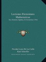 Lectiones Elementares Mathematicae