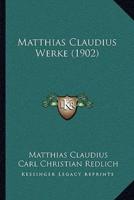 Matthias Claudius Werke (1902)