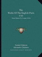 The Works Of The English Poets V10