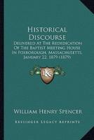 Historical Discourse