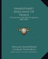 Shakespeare's Merchant Of Venice