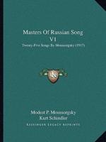 Masters Of Russian Song V1