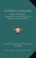 Goethe's Iphigenie Auf Tauris