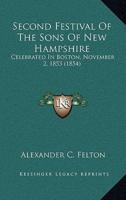 Second Festival Of The Sons Of New Hampshire