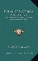 Poems By Matthew Arnold V1