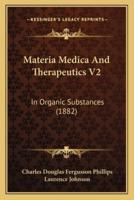 Materia Medica And Therapeutics V2