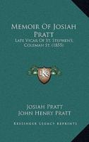 Memoir Of Josiah Pratt