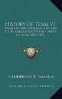 History Of Texas V1