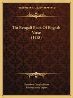The Bengali Book Of English Verse (1918)
