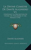 La Divine Comedie De Dante Alighierei V1