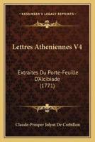 Lettres Atheniennes V4