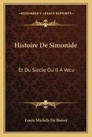 Histoire De Simonide