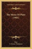 The Meno Of Plato (1901)