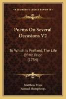 Poems On Several Occasions V2