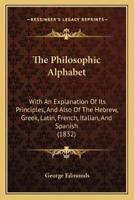 The Philosophic Alphabet