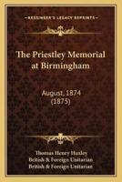 The Priestley Memorial at Birmingham